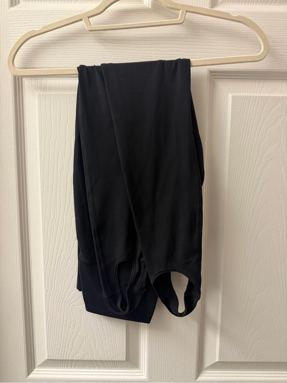 Athleta Black Transcend Stirrup Leggings